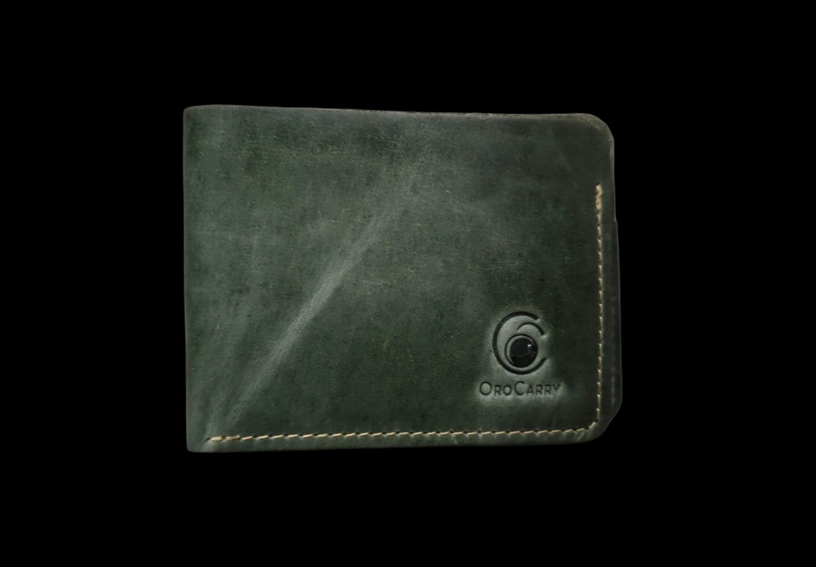 Men Green Leather Wallet