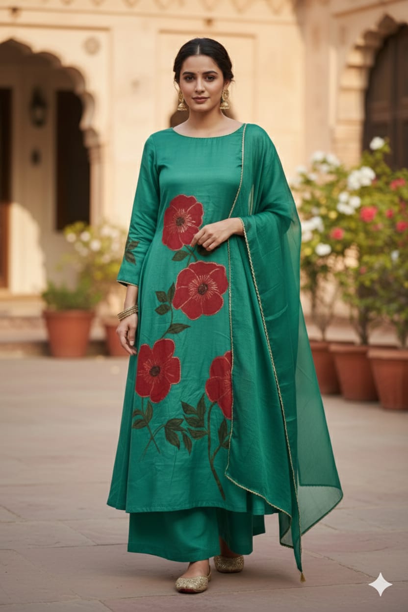 Hand Painted Dress