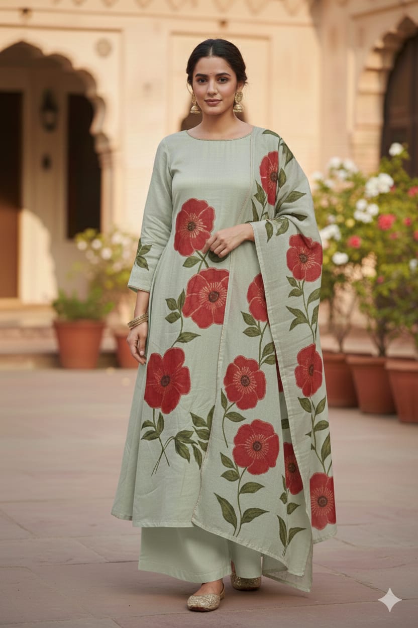 Hand Painted Dress - Image 4
