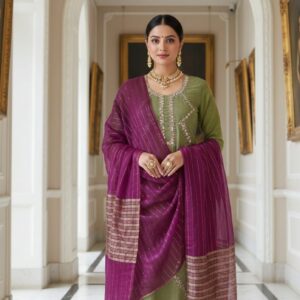 Zari Sheesha Suit - NT-02