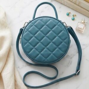 Round Leather Bags