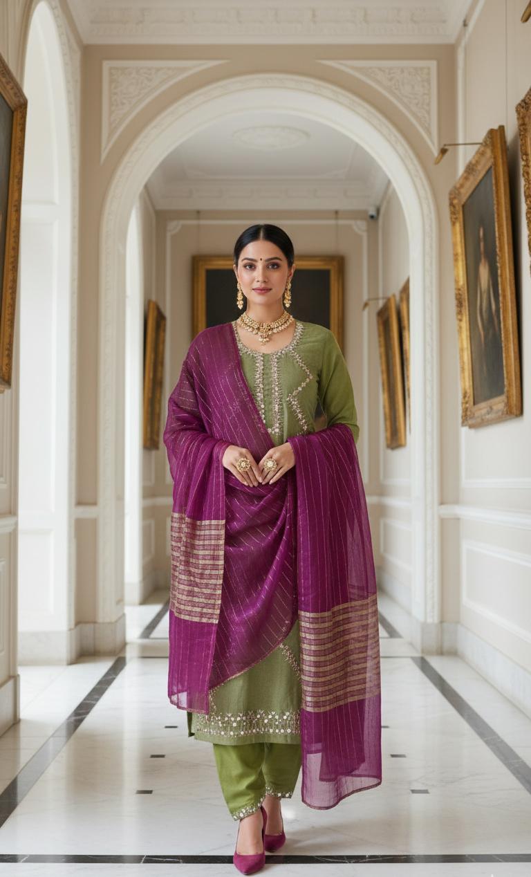 Zari Sheesha Suit - NT-02 - Image 5