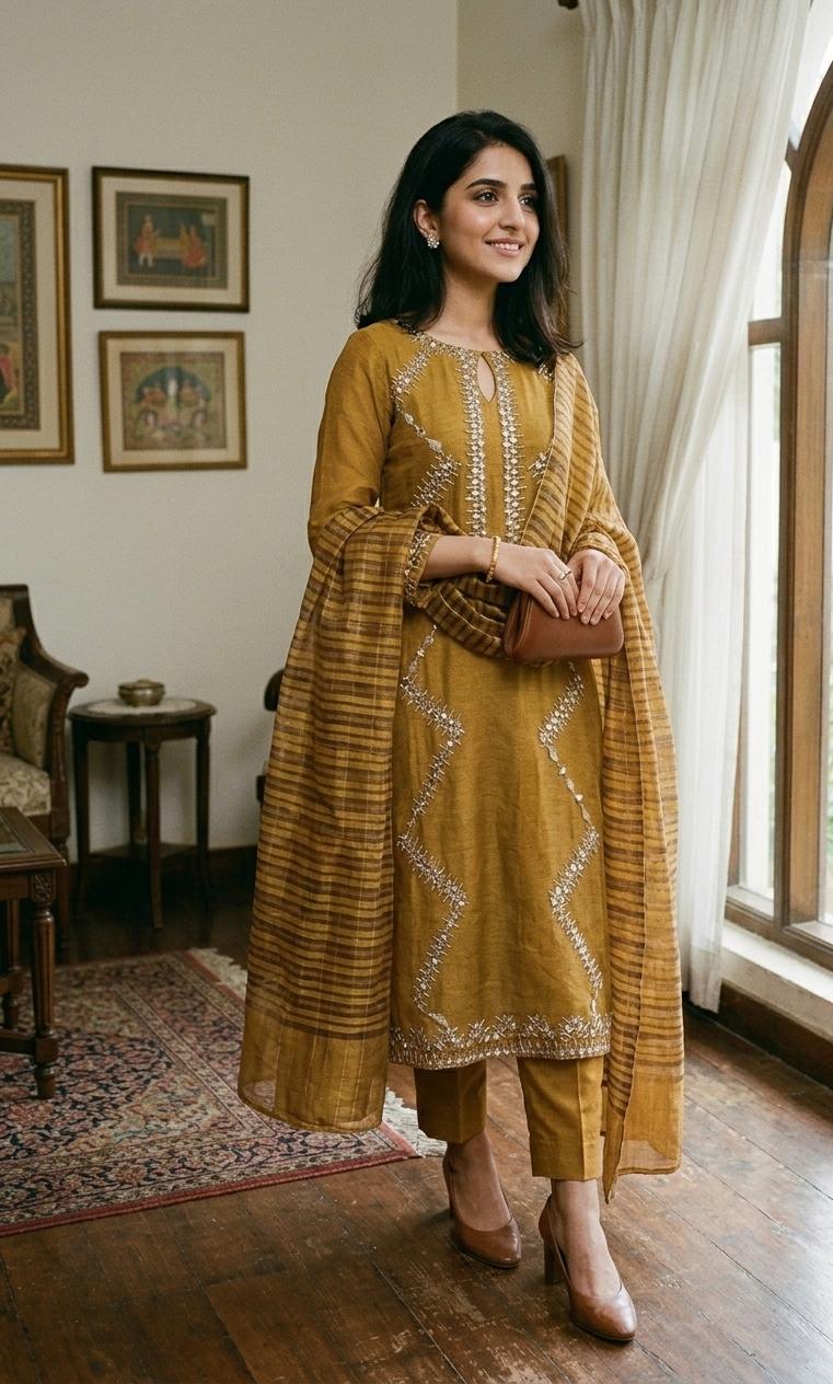 Zari Sheesha Suit - NT-02 - Image 6