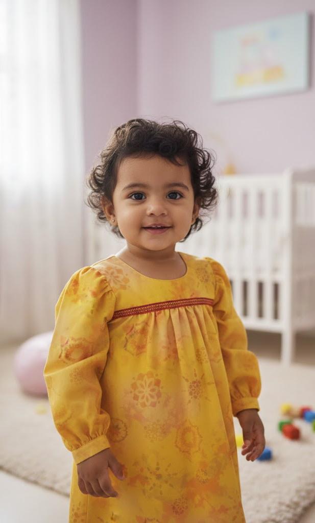 Linen Baby Frok - Image 4