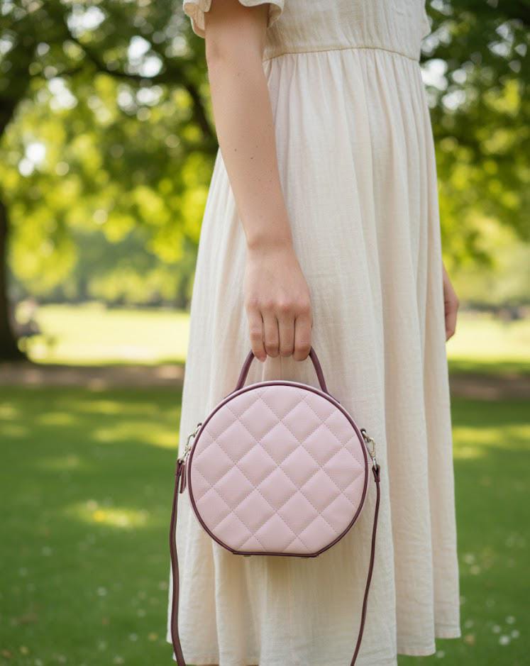 Round Leather Bags - Image 11
