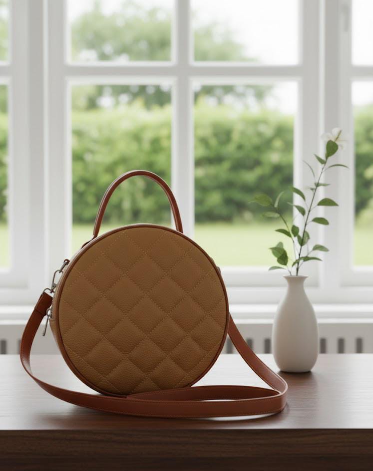 Round Leather Bags - Image 10