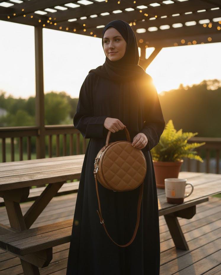 Round Leather Bags - Image 7