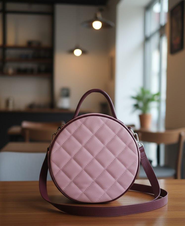 Round Leather Bags - Image 12