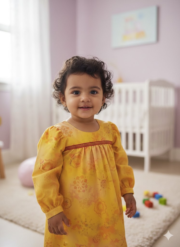 Linen Baby Frok - Image 4