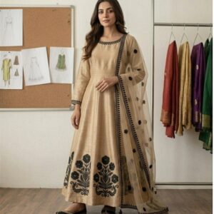Hand Painted Art Frock